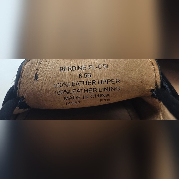 Ralph Lauren Berdine Black Suede Fur Leopard Driving Loafer Size 6.5B - Picture 13 of 13